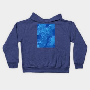 Blue Splashes Kids Hoodie